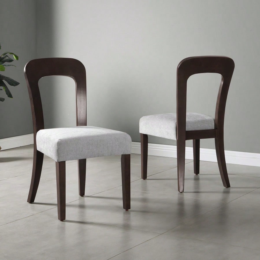 Fabric Weight Set - Dining Chairs Set Of 2, Upholstered