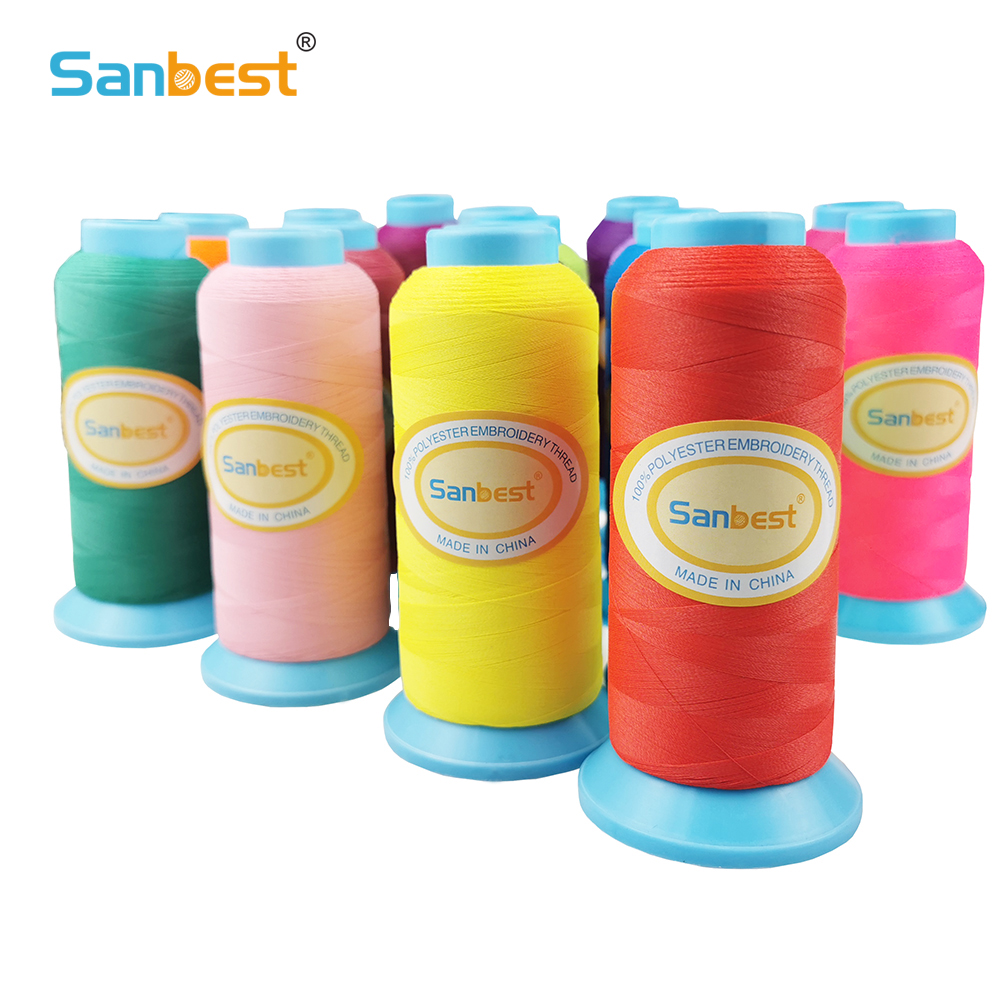 Serger Thread Cone - Sanbest Matt Chỉ Thêu 3000M 120D/2