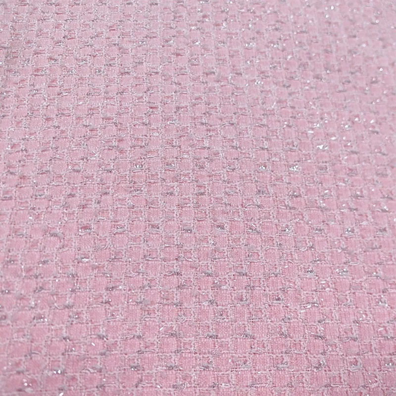 Small Lattice and Bright Wire  - đánh giá và giá Sewing Tweed Fabric