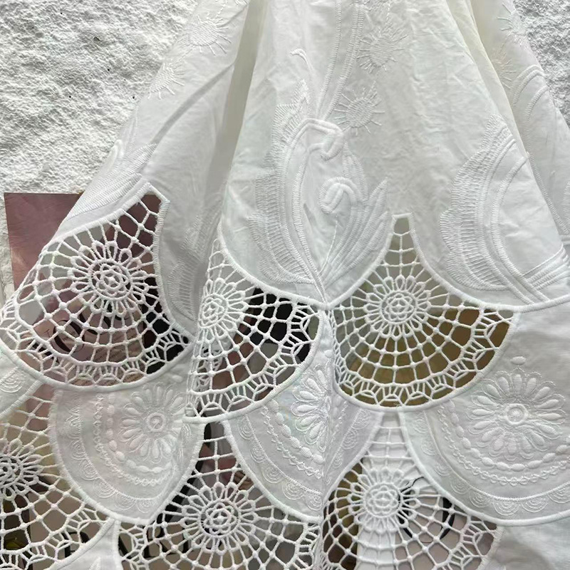 White Eyelet Embroidery Lace F - đánh giá và giá Sewing Eyelet Fabric