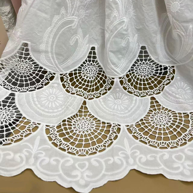 White Eyelet Embroidery Lace F - đánh giá và giá Sewing Eyelet Fabric