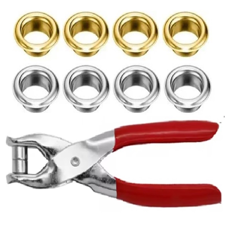 100pc 4mm Buckle ButtonsMetal  - đánh giá và giá Sewing Eyelet Fabric