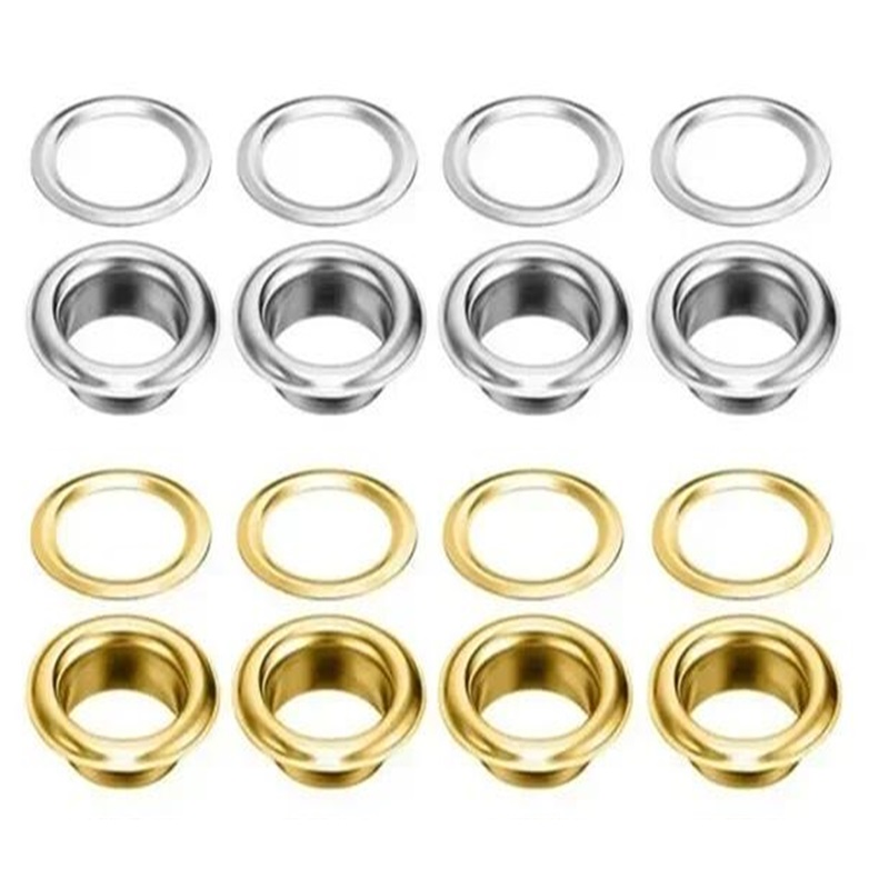 100pc 4mm Buckle ButtonsMetal  - đánh giá và giá Sewing Eyelet Fabric