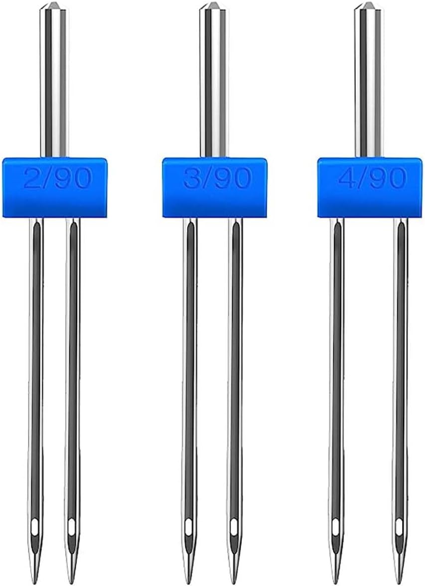 9PCS Sewing Machine Needles Do - đánh giá và giá Twin Needle Stretch