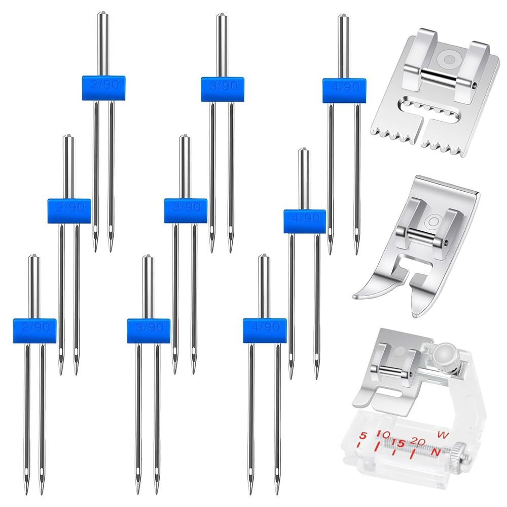 3PCS Sewing Machine Twin Needl - đánh giá và giá Twin Needle Stretch