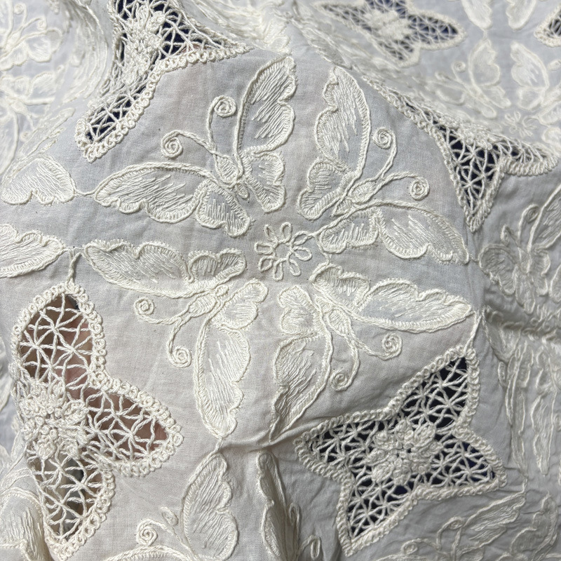 Butterfly Cotton Eyelet Embroi - đánh giá và giá Sewing Eyelet Fabric