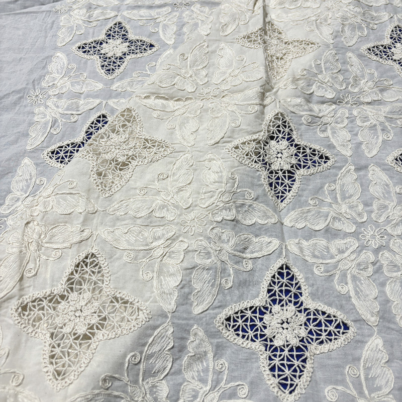 Butterfly Cotton Eyelet Embroi - đánh giá và giá Sewing Eyelet Fabric