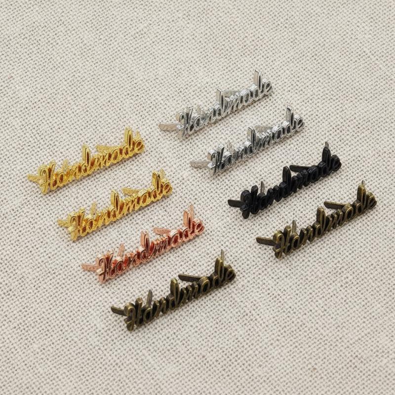 10Pcs Handmade Letter Metal La - đánh giá và giá Sewing Labels