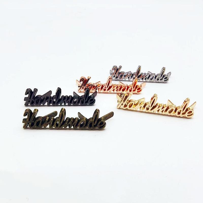 10Pcs Handmade Letter Metal La - đánh giá và giá Sewing Labels