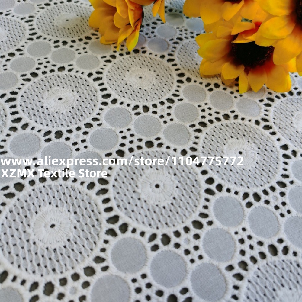 Eyelet Embroidery Crochet Lace - đánh giá và giá Sewing Eyelet Fabric
