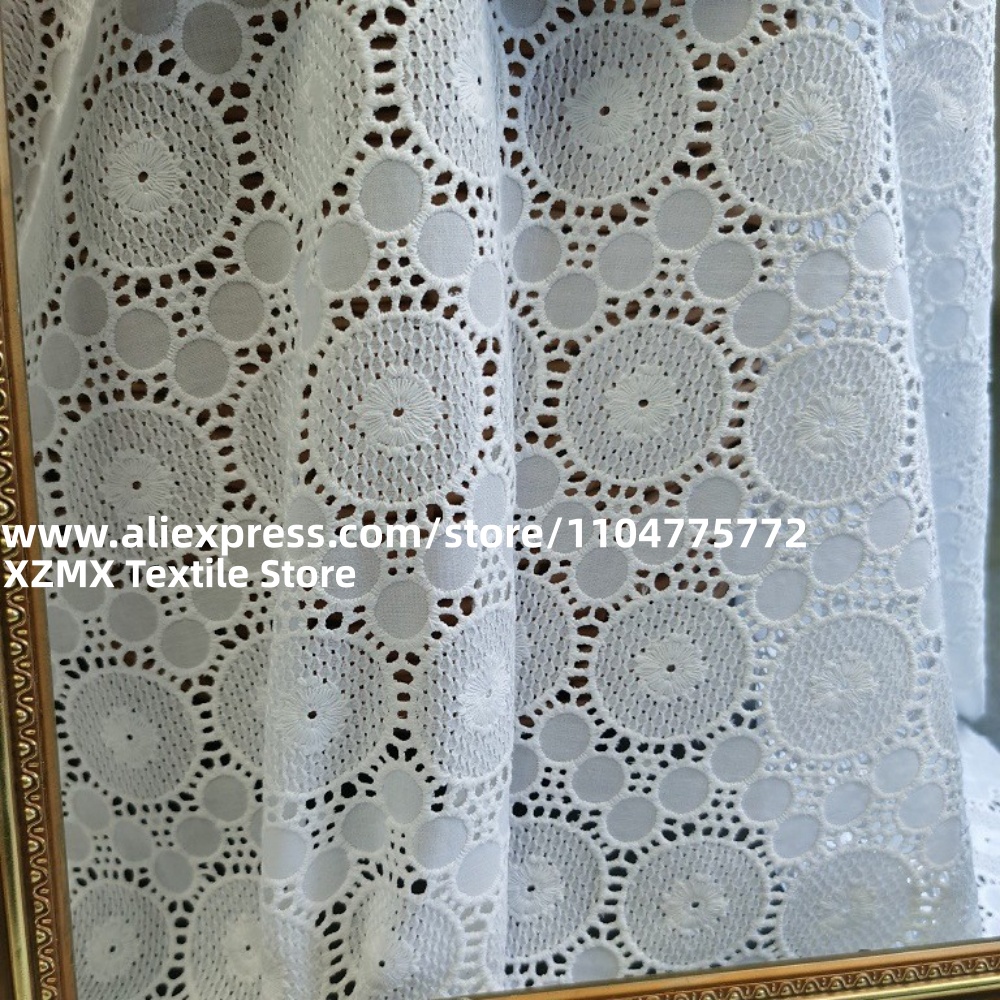 Eyelet Embroidery Crochet Lace - đánh giá và giá Sewing Eyelet Fabric