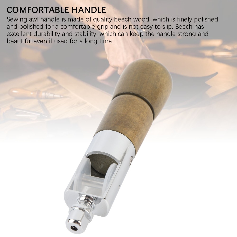 Ergonomic Wooden Handle Leathe - đánh giá và giá Leather Needle Heavy