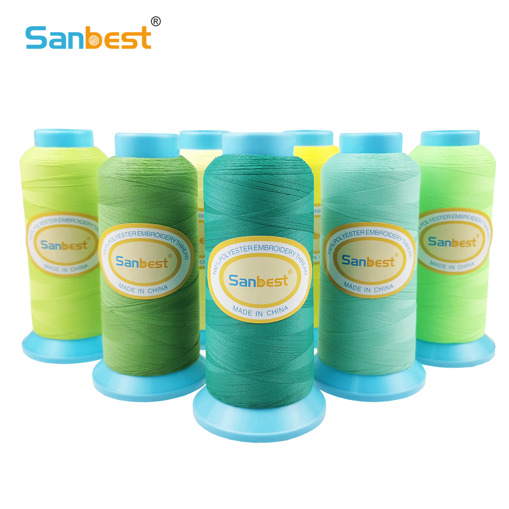 Sanbest Matt Chỉ Thêu 3000M 12 - đánh giá và giá Serger Thread Cone